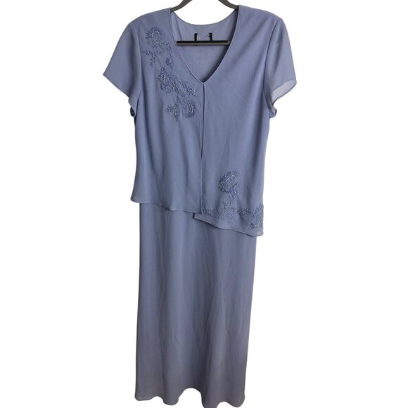 Studio 1 Women's Pull On Dress  Blue Size 14 - Picture 1 of 6
